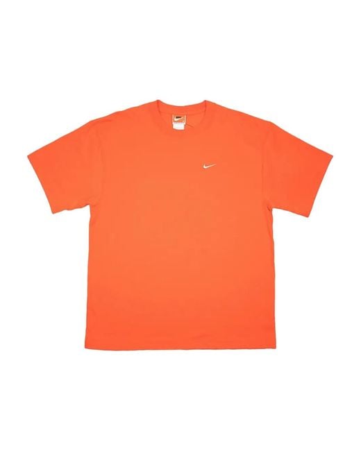 Nike Orange Nrg Logo T-Shirt for men