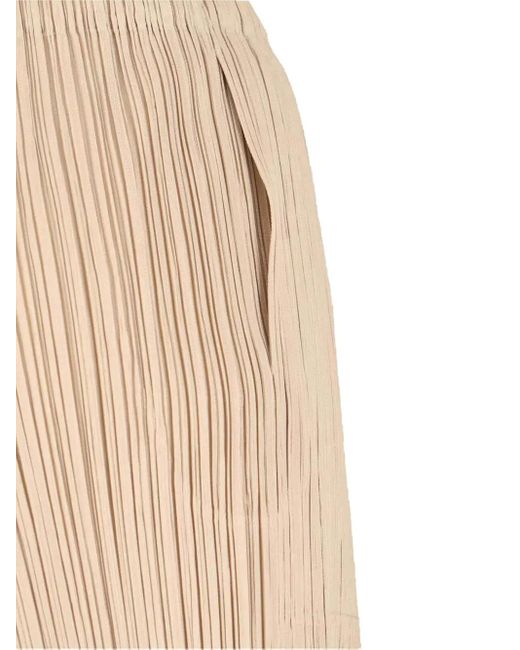 Pleats Please Issey Miyake プリーツ パンツ Natural
