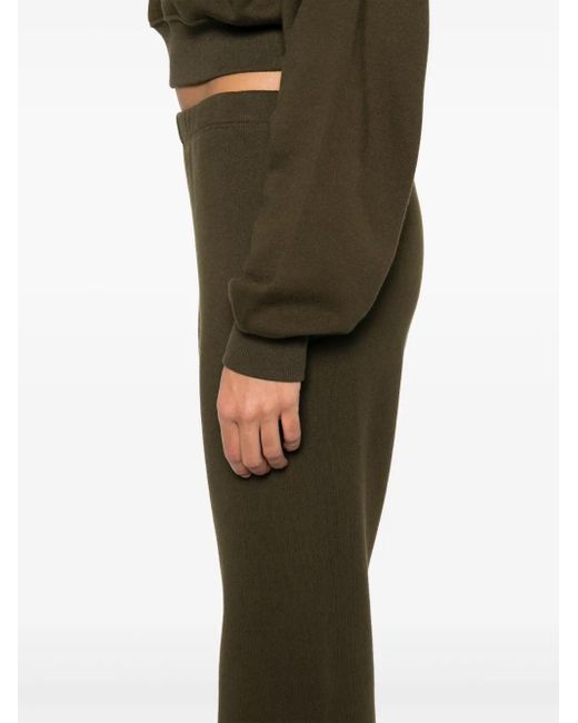 ÉTERNE Green Straight-Leg Sweatpants