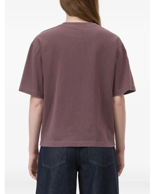 Closed Purple Organic-Cotton T-Shirt