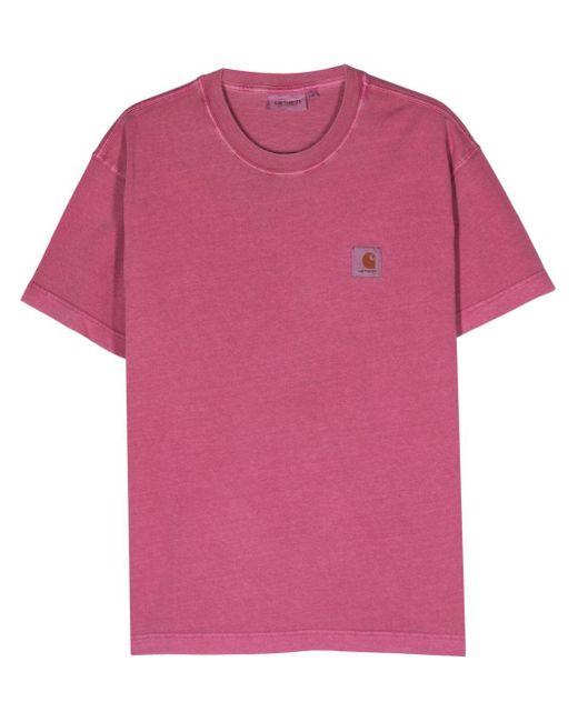 メンズ Carhartt Nelson Tシャツ Pink
