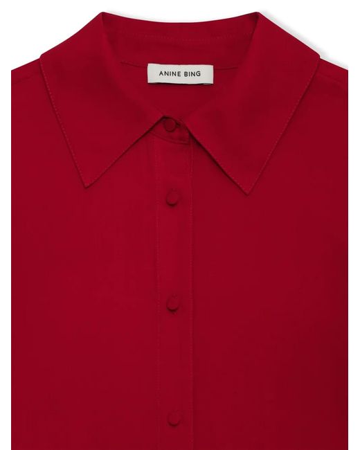 Anine Bing Bridget Blouse in het Red