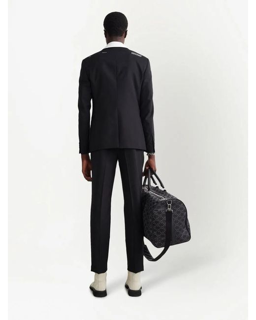 Off-White c/o Virgil Abloh Black Corporate Single-Breasted Blazer for men