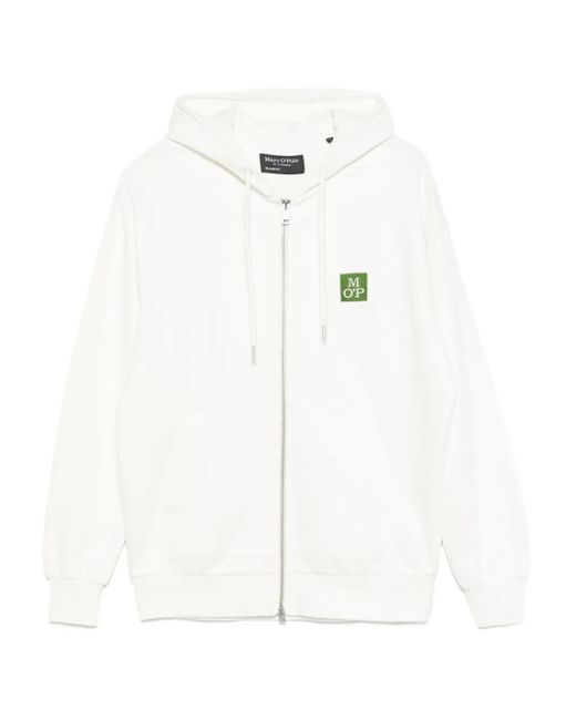 メンズ Marc O' Polo ロゴ パーカー White