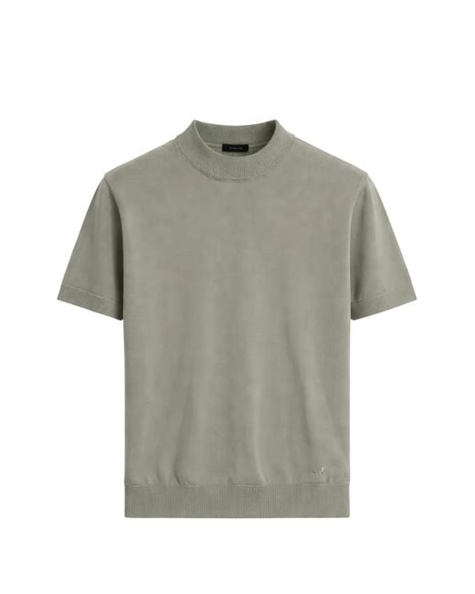 Tombolini Gray T-Shirt À Col Montant for men