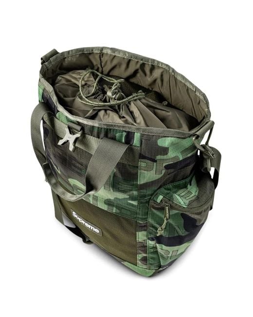 Supreme Green Utility Zip Tote Bag