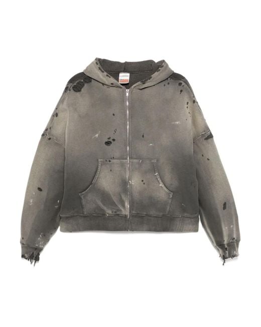 SAINT Mxxxxxx Hoodie Im Distressed-Look in Gray für Herren