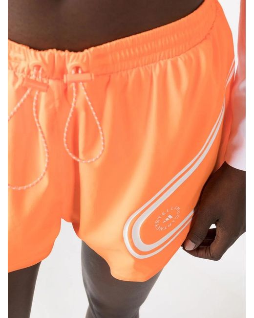 Adidas By Stella McCartney Orange Truepace Running Shorts