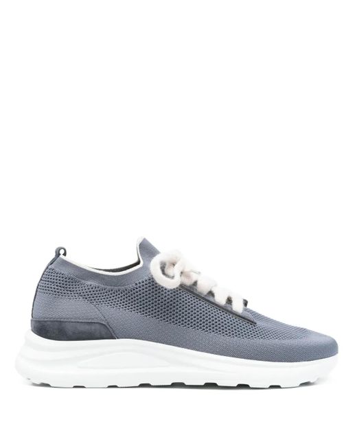 Zapatillas de punto con cordones Eleventy de hombre de color Blue