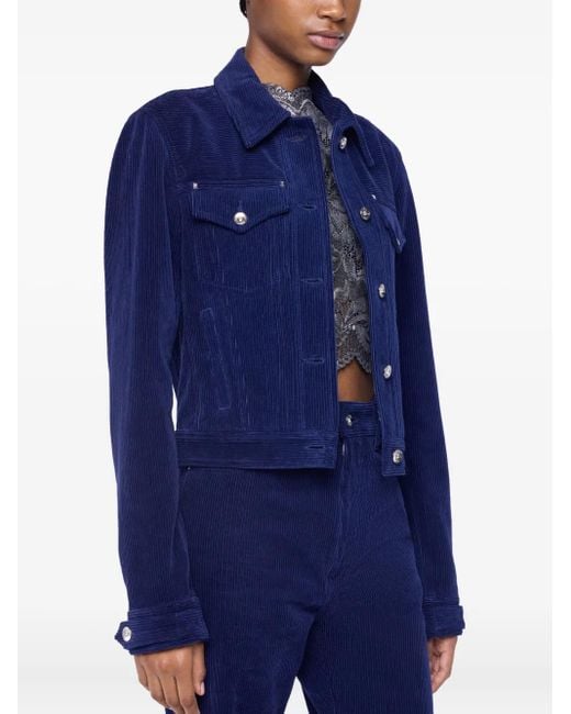 Rabanne Blue Corduroy Jacket