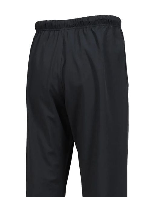 Essentials Black Logo-Print Track Pants for men