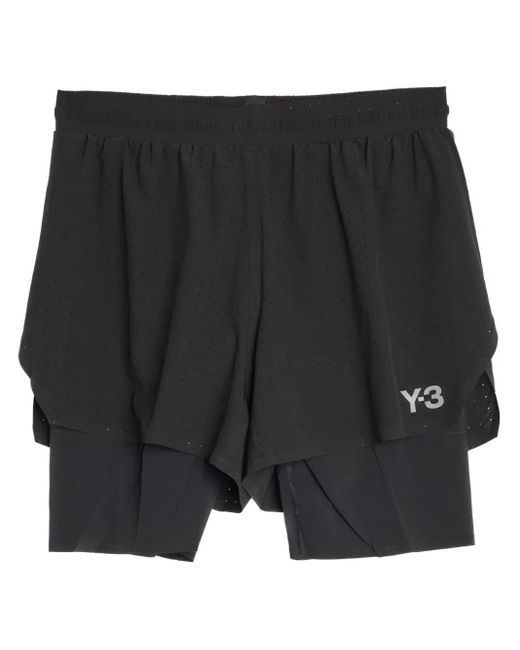メンズ Y-3 M Run+tigh Ss25 ショートパンツ Black