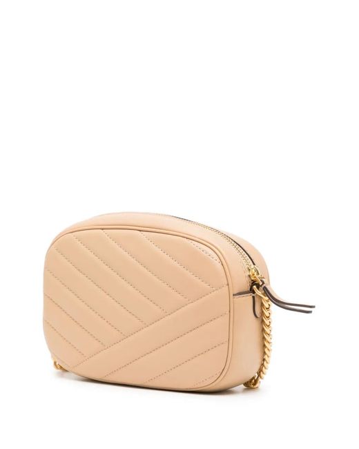 Tory Burch Natural Kira Chevron Camera Bag