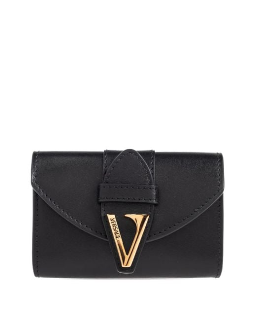 Versace Black Leather Wallet