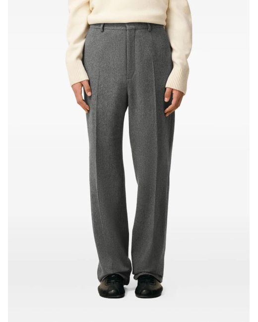 Pantaloni Sartoriali di AMI in Gray da Uomo