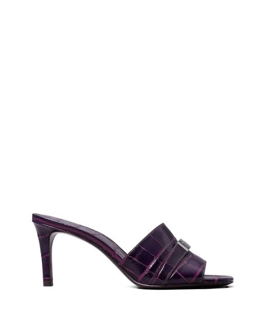 Tory Burch Purple Leelee Heeled Mules