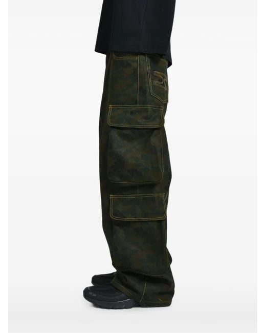 The Edge of Earth™ Green Hanzo Camouflage Cargo Pants for men
