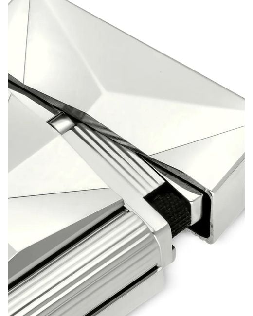 S T Dupont Gray Ligne 2 Fire X Lighter