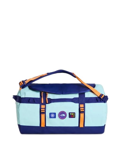 The North Face Blue Small Base Camp Logo-Patch Backpack