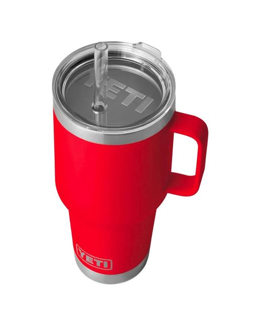Yeti Red Handle Straw Mug