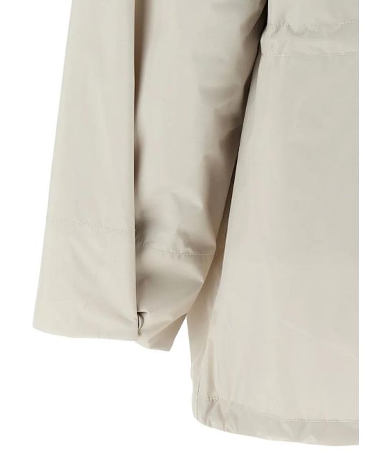 Yves Salomon Gray Versatile 2-In-1 Parka With Removable Inner Jacket