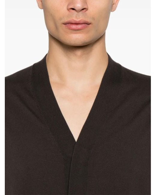 メンズ Paolo Pecora ショートスリーブ カーディガン Black