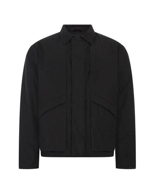 Herno Black High-Collar Jacket for men
