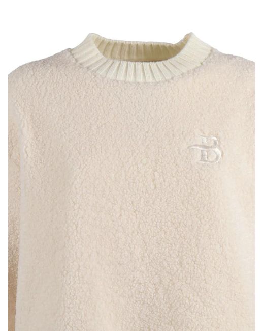 Ballantyne Natural Bestickter Pullover