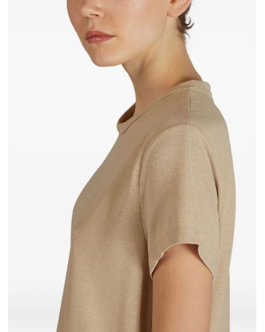 Zanone Natural Crew-Neck T-Shirt