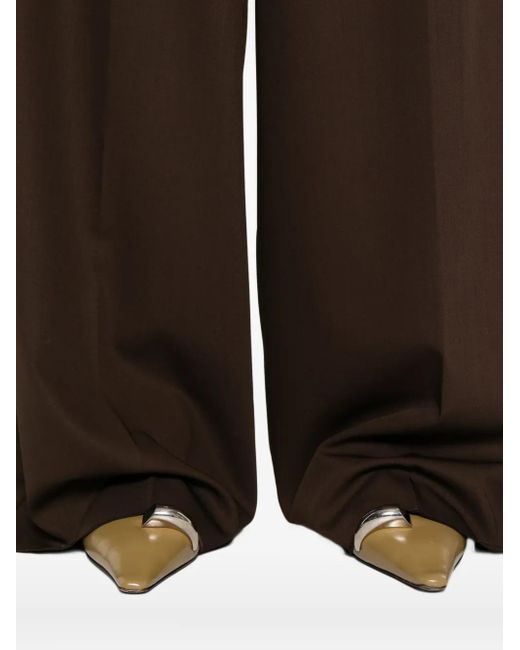 Weekend by Maxmara プリーツ パンツ Brown