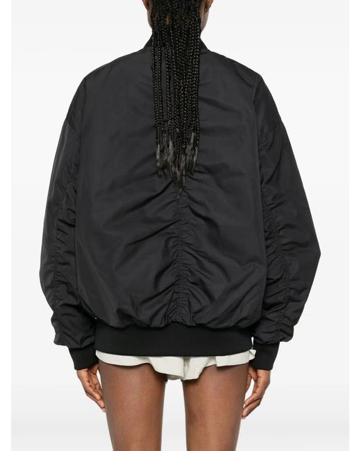 Adidas By Stella McCartney Black X Adidas X Stella Mccartney Floral Print Bomber Jacket