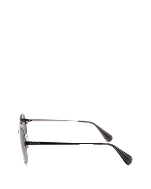 MAX&Co. Metallic Round-Frame Sunglasses