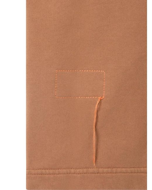 Fortela Brown Sweat Manches Courtes Grand À Col V for men
