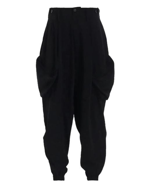 Y's Yohji Yamamoto プリーツ パンツ Black