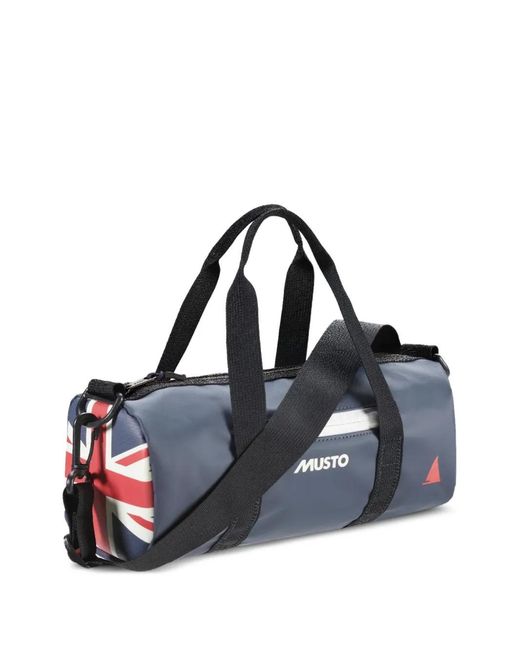 Musto Blue Mini Genoa Union Jack Barrel Shoulder Bag