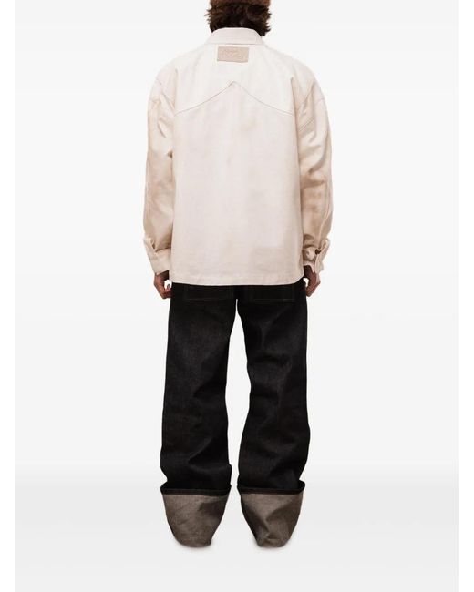 ROUGH White Patch-Pocket Shirt