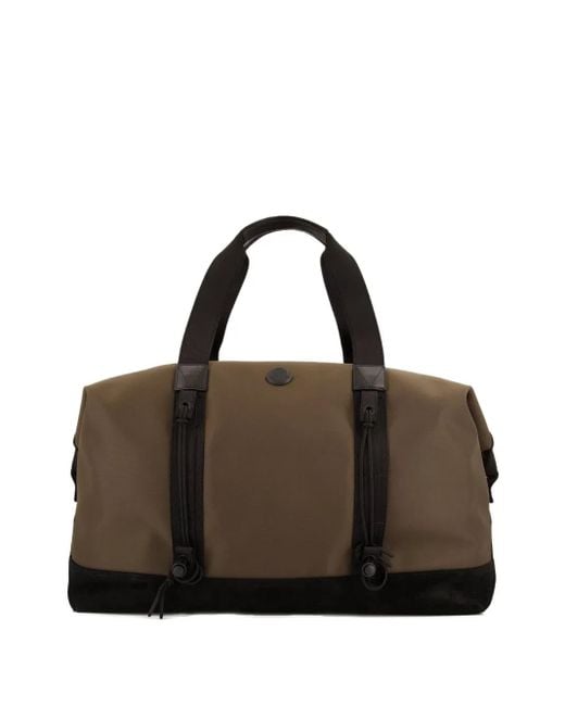 Moncler Tech Duffle Reistas Met Dubbele Rits in het Brown voor heren