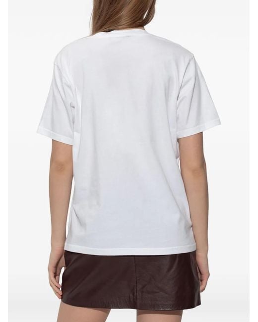 AllSaints Gray Logo-Detail T-Shirt