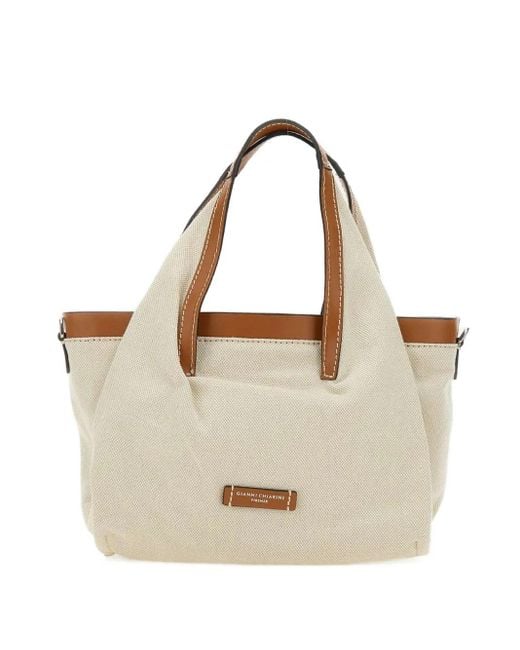 Gianni Chiarini White Giulia Tote Bag