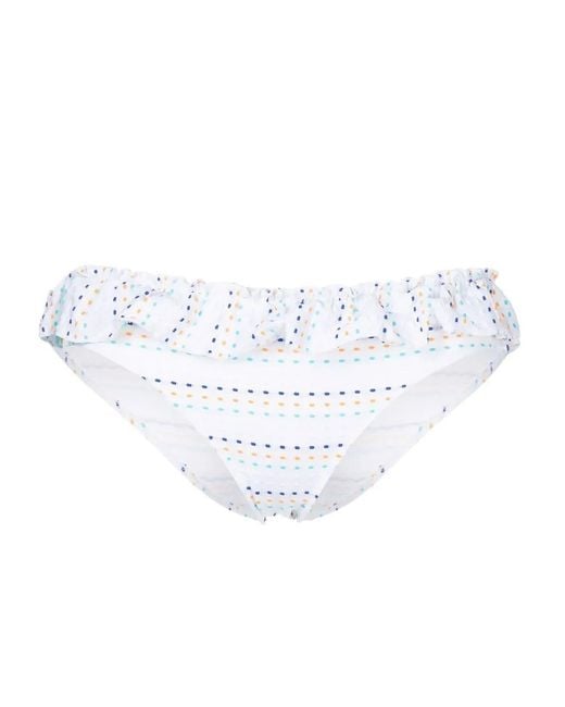 Solid & Striped White The Kaia Bikini Bottoms