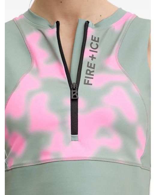 Bogner Fire + Ice Green Celeste Top