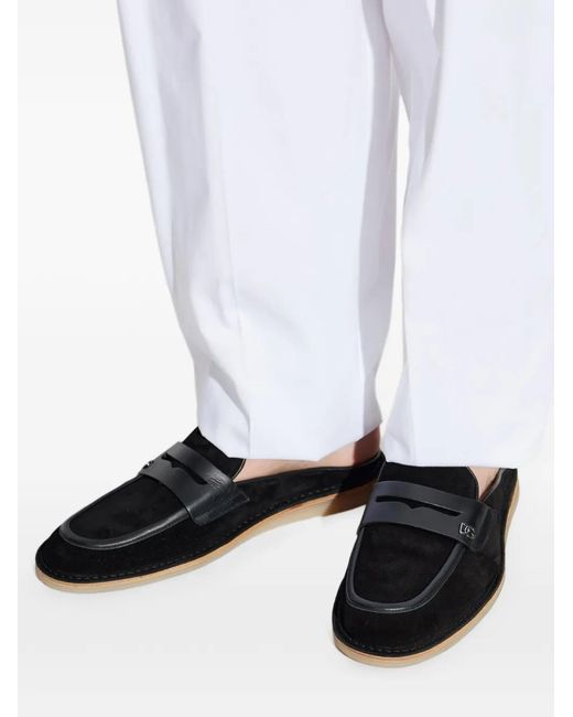 Dolce & Gabbana Black Suede Mules for men