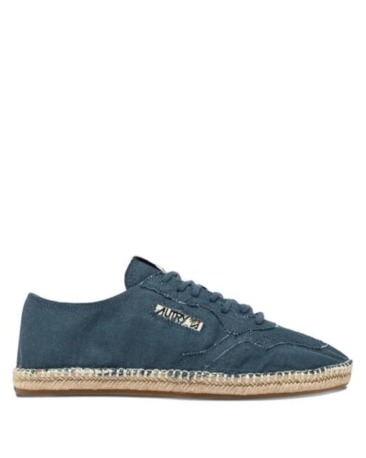Autry Denim Jute Espadrilles in het Blue voor heren