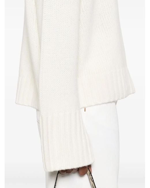 Soft Goat White Cashmere Jumper