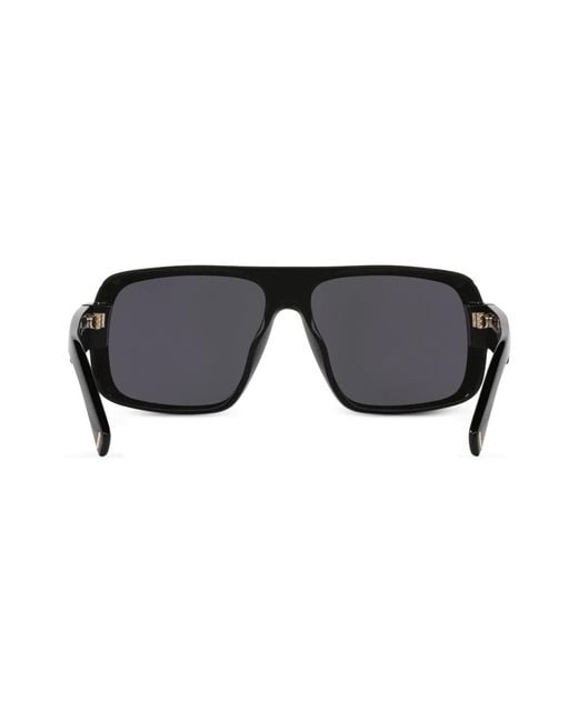 Tom Ford Black Turner Geometric-Frame Sunglasses