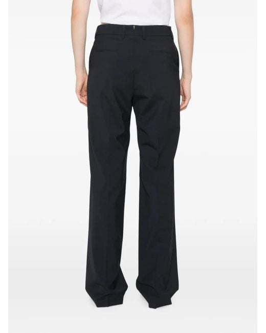 Berwich Blue Patrizia Pressed-Crease Wool Trousers