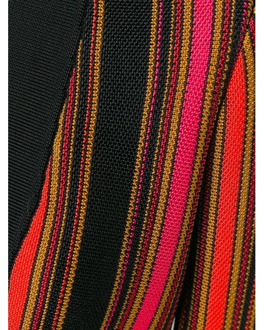 Balmain Red Striped Dress