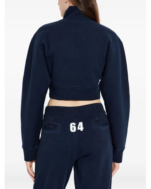 DSquared² Blue Logo-Print Sweatshirt