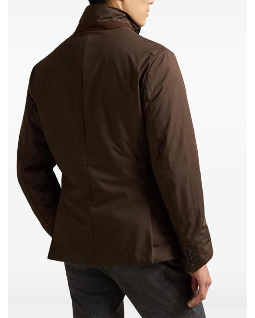 Polo Ralph Lauren Brown Single-Breasted Gabardine Blazer for men