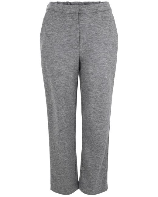Jonathan Simkhai Gray Hayley Cropped Trousers